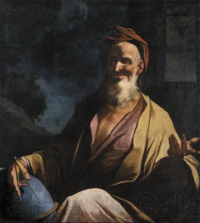 Giuseppe Antonio Petrini Laughing Democritus. Germany oil painting art